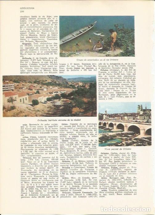 Postkarten: LAMINA 24773: Amerindios en el rio Oniroco y vistas de Orihuela y Orleans - VVAA