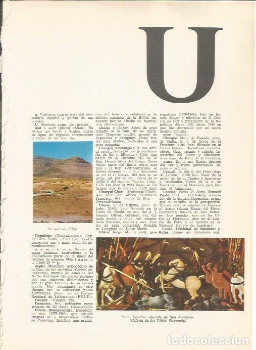 Cartes Postales: LAMINA 24847: Uad en Libia y Batalla de San Romano, por Uccello - VVAA