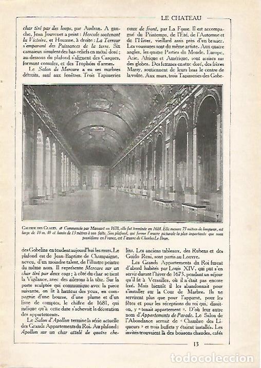 Cartes Postales: LAMINA 3704: VERSALLES. GALERIA DE LOS ESPEJOS - Varios