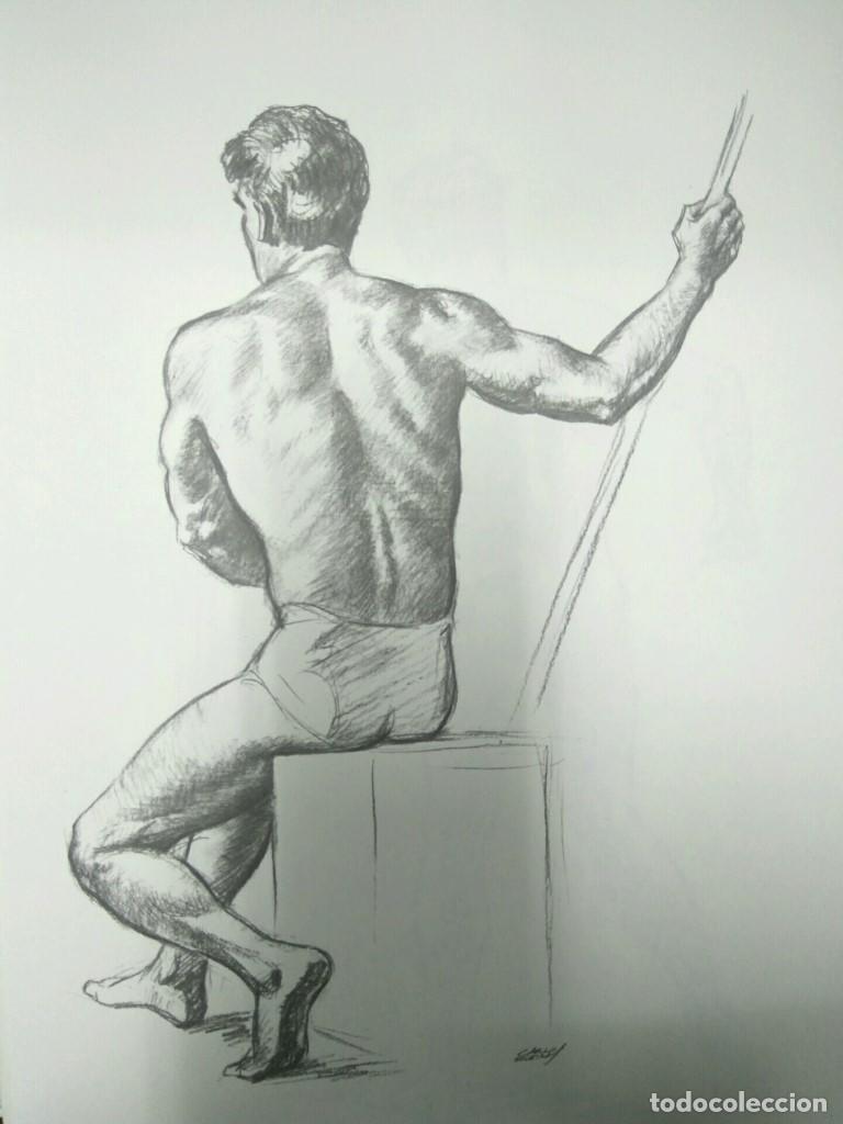 Cartoline: Laminas Carlos Freixas: FIGURA MASCULINA: Numero 02 (Serie Estudios 13) - Carlos Freixas