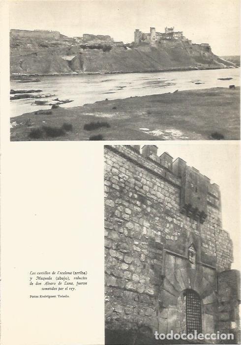 Cartes Postales: LAMINA 24730: Castillos de Escalona y Maqueda - Martin de Piquer