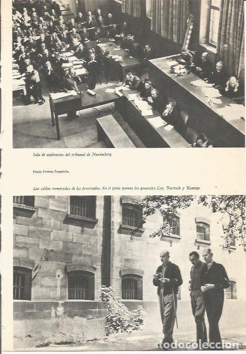 Cartes Postales: LAMINA 24684: Sala de audiencias del tribunal de Nuremberg - Martin de Piquer