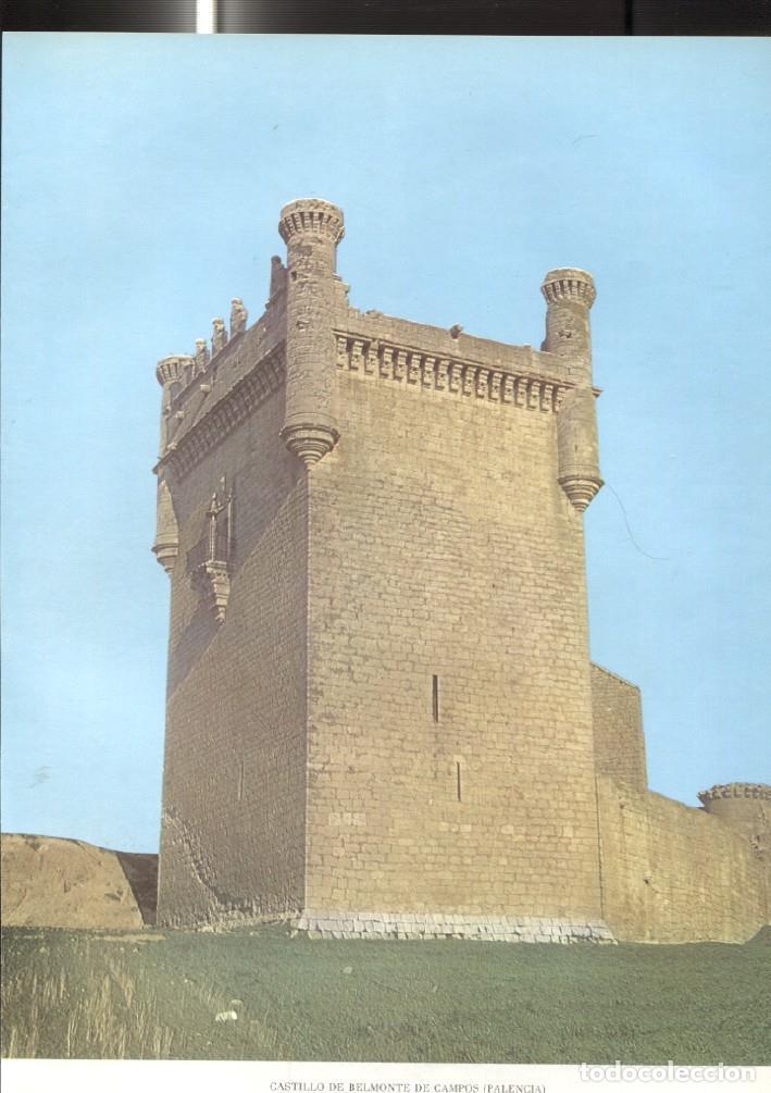 Cartes Postales: Lamina Castillos de Espa&ntilde;a: Castillo de Belmonte de Campos (Palencia) - Varios