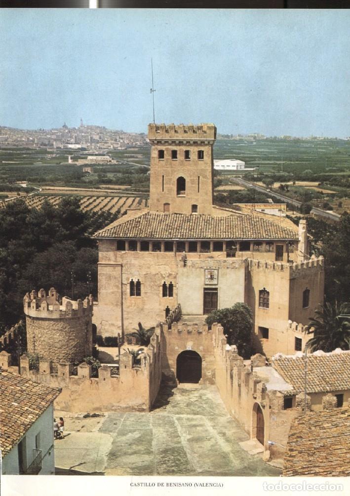Postkarten: Lamina Castillos de Espa&ntilde;a: Castillo de Benisano (Valencia) - Varios