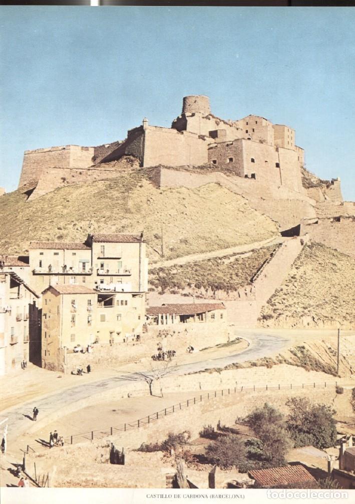Cartes Postales: Lamina Castillos de Espa&ntilde;a: Castillo de Cardona (Barcelona) - Varios