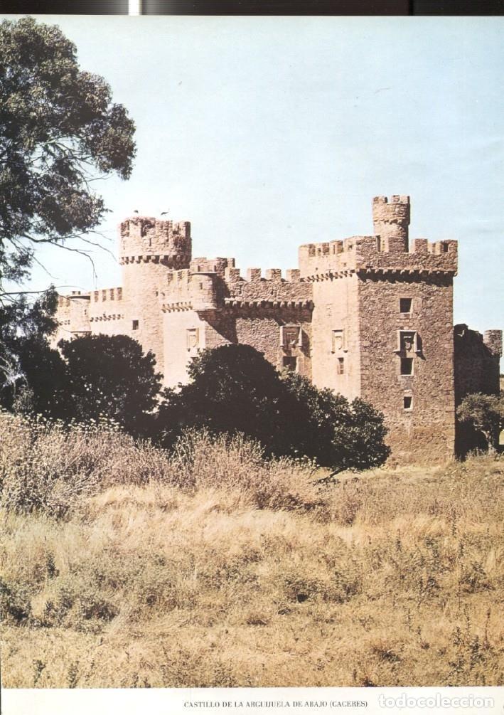 Cartes Postales: Lamina Castillos de Espa&ntilde;a: Castillo de la Arguijuela de Abajo (Caceres) - Varios