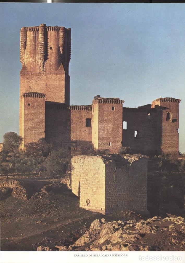 Postcards: Lamina Castillos de Espa&ntilde;a: Castillo de Belalcazar (Cordoba) - Varios