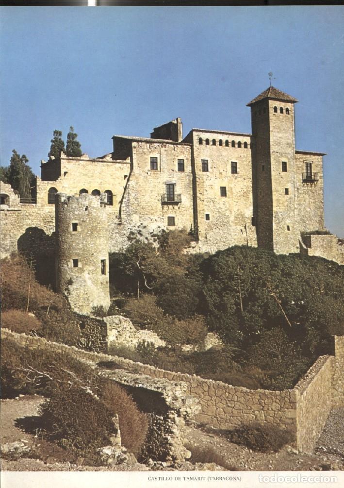 Postcards: Lamina Castillos de Espa&ntilde;a: Castillo de Tamarit (Barcelona) - Varios