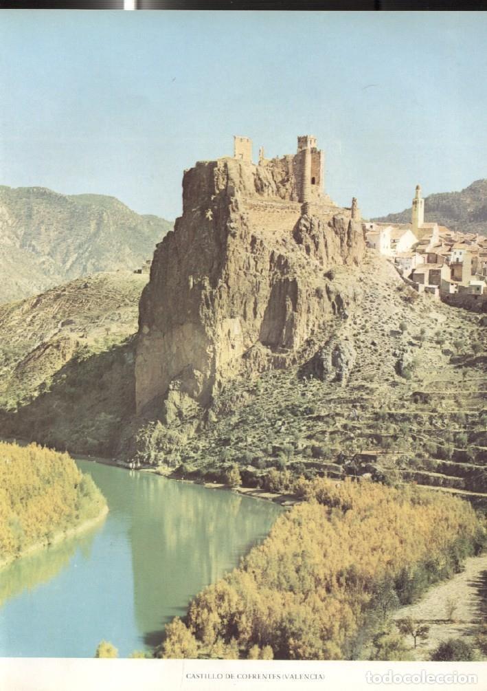 Cartoline: Lamina Castillos de Espa&ntilde;a: Castillo de Cofrentes (Valencia) - Varios