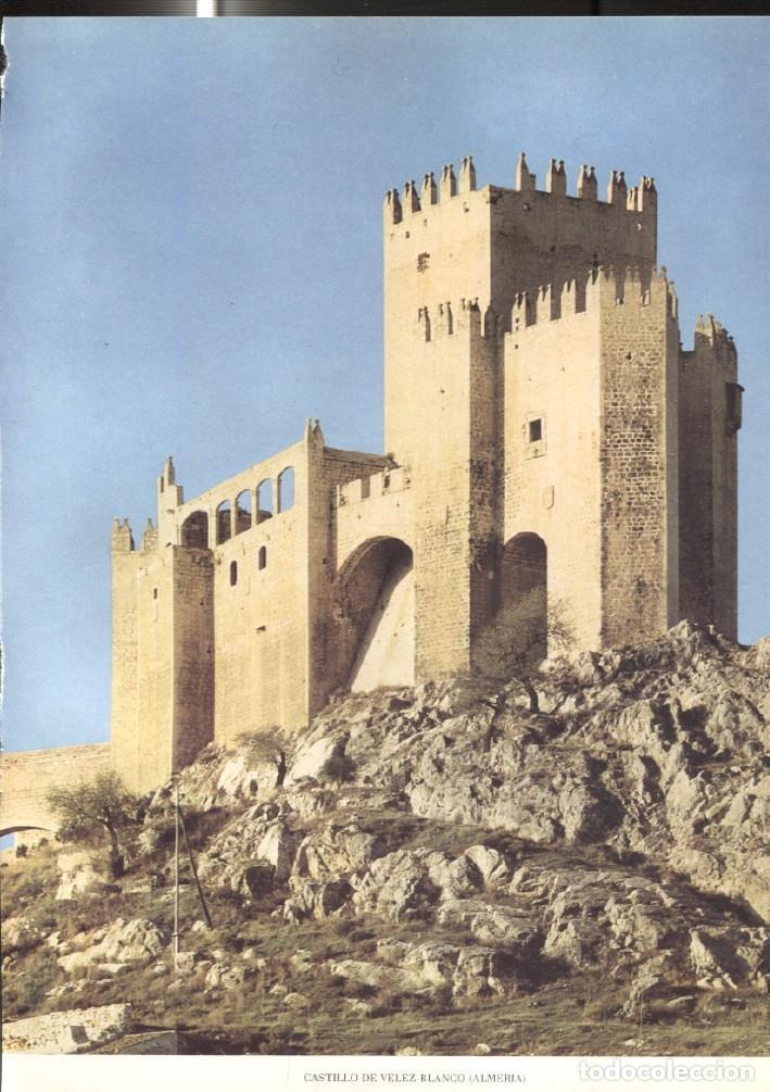 Postcards: Lamina Castillos de Espa&ntilde;a: Castillo de Velez Blanco (Almeria) - Varios