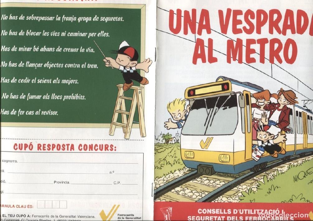 Postcards: Folleto propaganda ferrocarriles generalitat Valenciana ilustrada por Mique - Varios