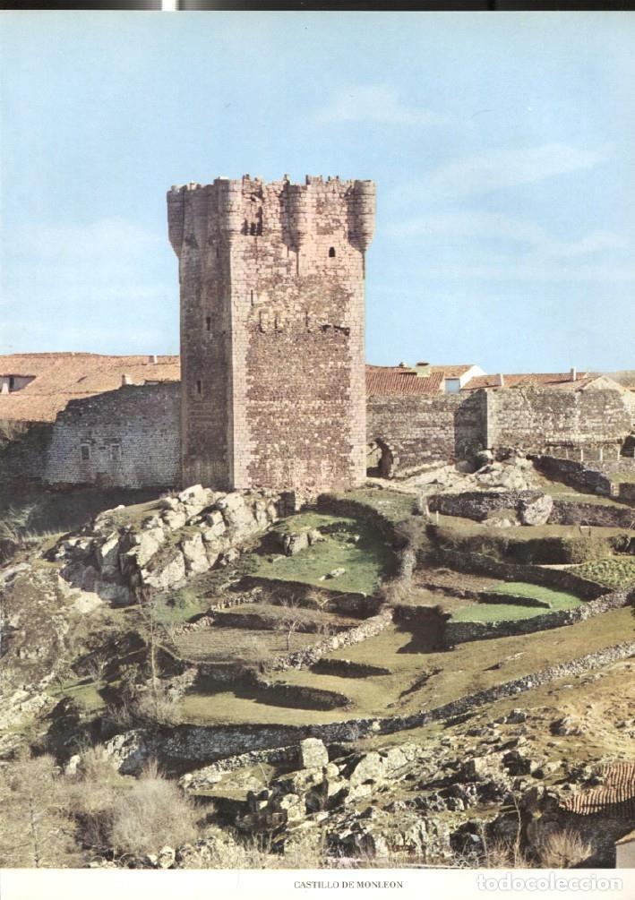 Cartoline: Lamina Castillos de Espa&ntilde;a: Castillo de Monleon (Salamanca) - Varios