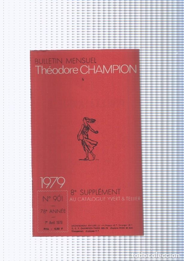 Postcards: Bulletin Mensuel Theodore Champion numero 901 de 1979 - NULL
