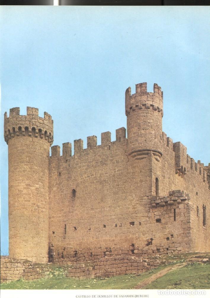 Postcards: Lamina Castillos de Espa&ntilde;a: Castillo de Olmillos de Sasamon (Burgos) - Varios