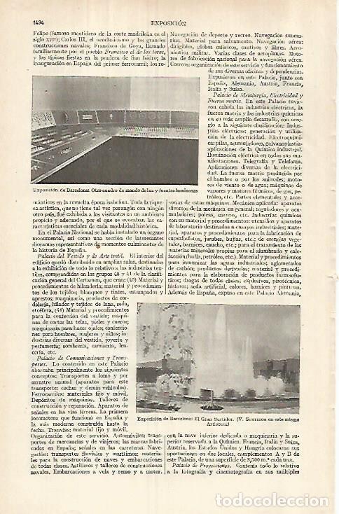 Postkarten: LAMINA ESPASA 29696: Mando de luz de la Exposicion de Barcelona - Varios