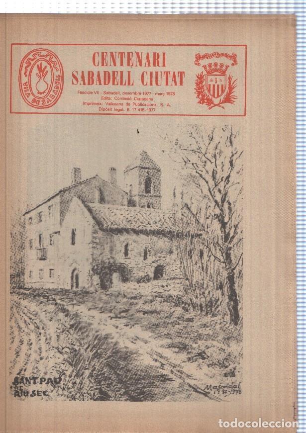 Cartes Postales: Centenari Sabadell Ciutat fascicle VII - NULL