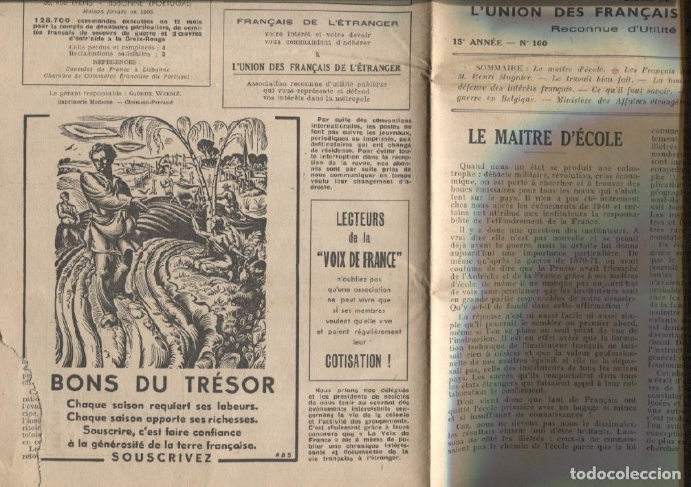 Postcards: La voix de France numero 160 septembre 1942 - Varios