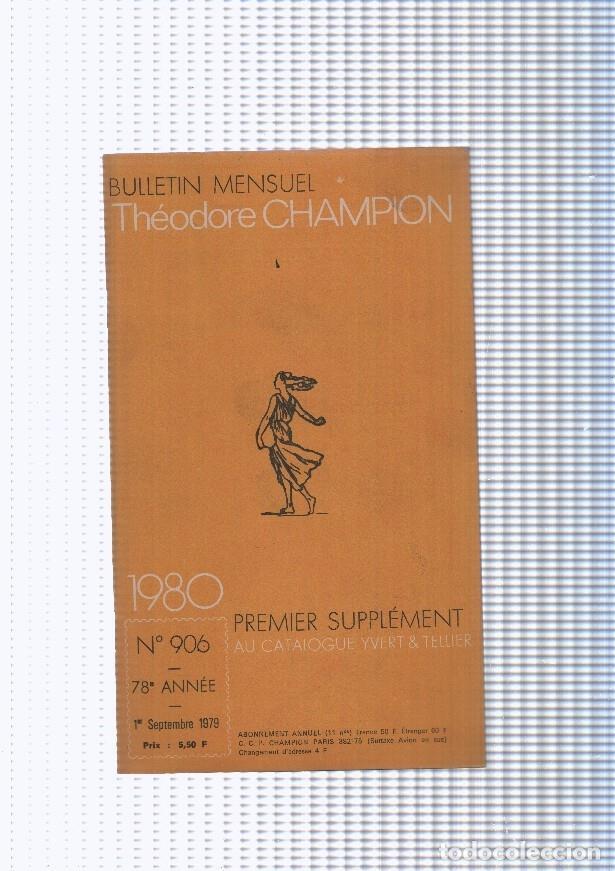 Postcards: Bulletin Mensuel Theodore Champion numero 906 de 1980 - NULL