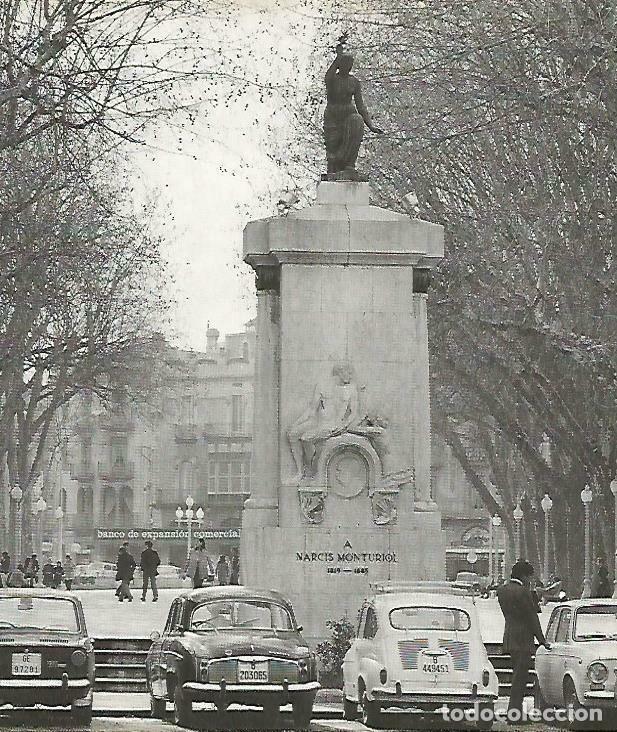 Cartes Postales: LAMINA 4392-18: Monumento a Narcis Monturiol en Figueras, Girona - Josep Pla