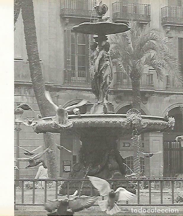 Cartes Postales: LAMINA 4392-06: Fuente de la Plaza Real de Barcelona - Josep Pla