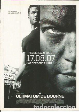 Postales: Miniposter 0530: El ultimatum de Bourne - Varios - Foto 1