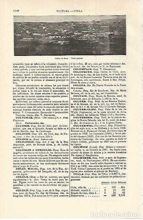 Postcards: LAMINA ESPASA 29850: Vista de Cullar de Baza Granada - Varios