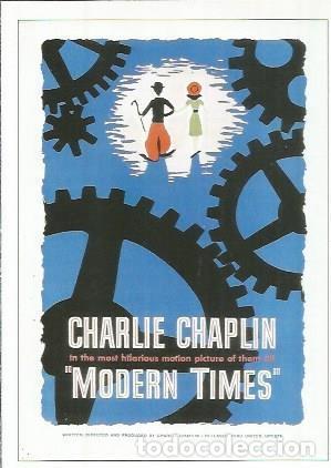 Postales: Miniposter 0824: Tiempos modernos - Varios - Foto 1