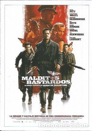 Postales: Miniposter 0244: Malditos bastardos - Varios - Foto 1
