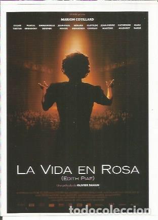 Postales: Miniposter 0318: La vida en rosa Edith Piaf - Varios - Foto 1