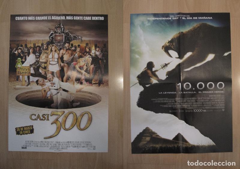 Postkarten: Poster doble cine: 10.000 la leyenda y Casi 300 - Varios