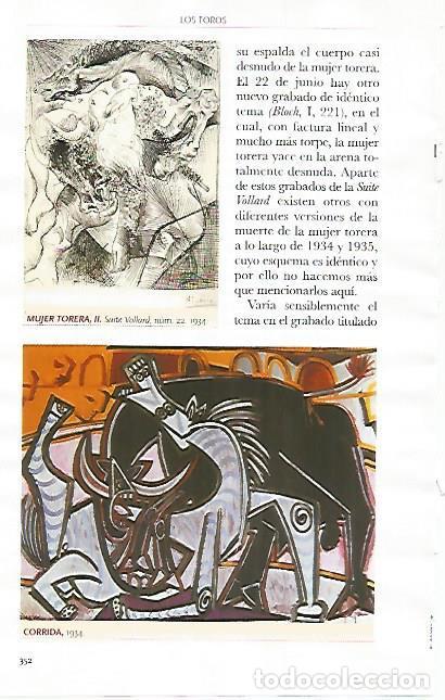 Postkarten: LAMINA COSSIO 51211: Mujer torera y Corrida por Picasso - Varios