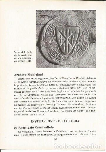 Cartes Postales: LAMINA 24987: Sello del Baile de la parte real de Vic, Barcelona - Eduardo Junyent