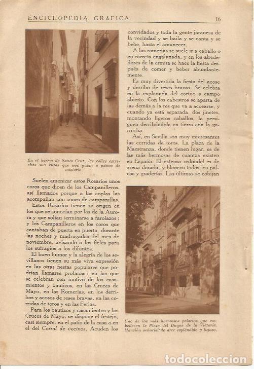 Cartes Postales: LAMINA 25065: Calles del barrio de Santa Cruz de Sevilla - J. Mu&ntilde;oz San Roman
