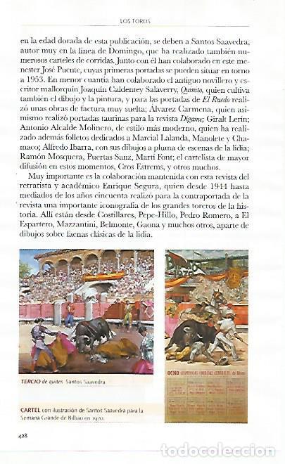 Postales: LAMINA COSSIO 51245: Tercio de quites y cartel con ilustracion de Santos Saavedra - Varios
