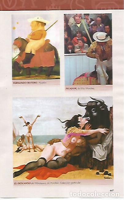 Postales: LAMINA COSSIO 51251: Picador por Botero y El descanso del minotauro por Perellon - Varios