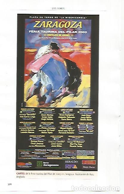 Postkarten: LAMINA COSSIO 51309: Cartel de Ruiz Anglada para Zaragoza 2003 - Varios