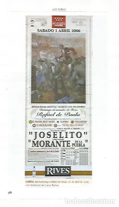 Postkarten: LAMINA COSSIO 51315: Cartel del homenaje a Rafael de Paula Madrid 1 de eabril de 2006 - Varios