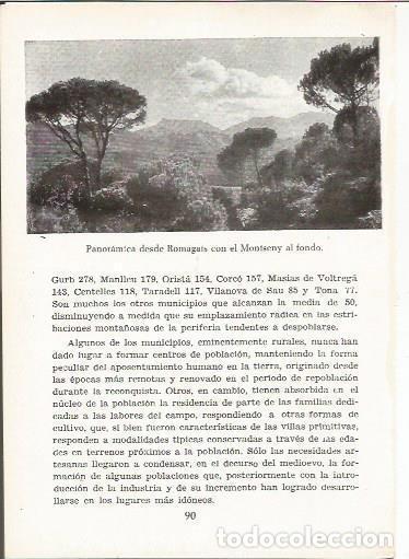 Postales: LAMINA 24994: El Montseny desde Romagats, Barcelona - Eduardo Junyent