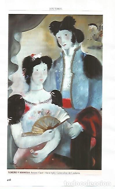 Postcards: LAMINA COSSIO 51236: Torero y Manola por Antoni Clave - Varios