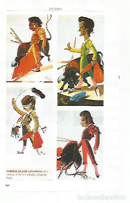 Postales: LAMINA COSSIO 51336: Paco Camino EL Viti El Cordobes y Rafael de Paula por Jose Luis Davila - Varios