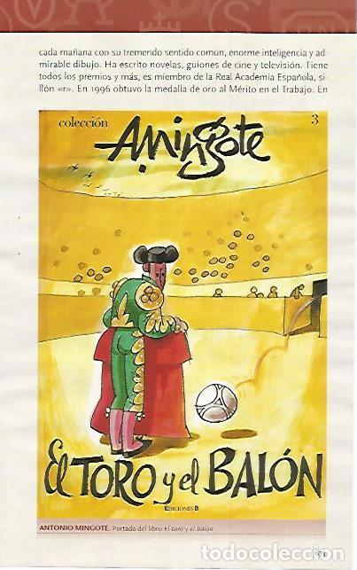 Cartoline: LAMINA COSSIO 51346: Portada El toro y el balon por Antonio Mingote - Varios