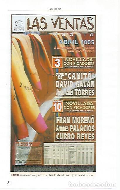 Postkarten: LAMINA COSSIO 51317: Cartel para novilladas en Madrid 2005 - Varios