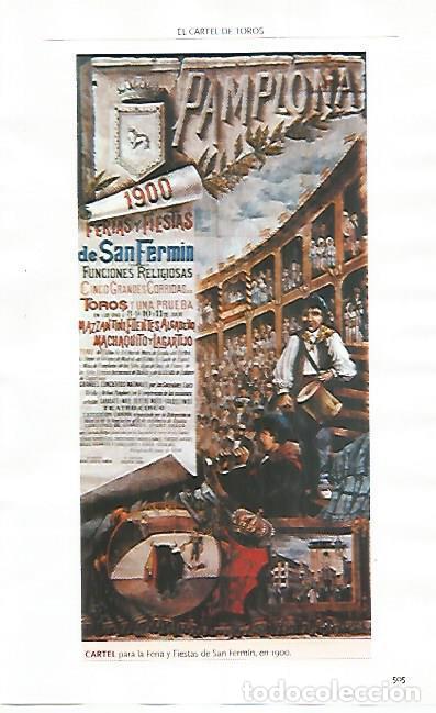 Cartoline: LAMINA COSSIO 51277: Cartel para San Fermin de 1900 - Varios