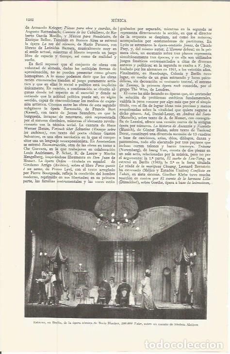 Cartoline: LAMINA ESPASA 36641: Estreno de la opera 200.000 Taier en Berlin - Varios