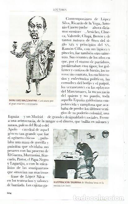 Cartoline: LAMINA COSSIO 51325: Luis Mazzantini e Ilustracion taurina para Los Toros - Varios
