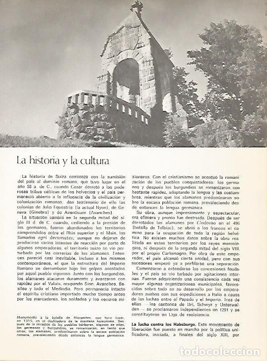 Postcards: LAMINA 10981: Monumento a la batalla de Morgarten Suiza - Varios