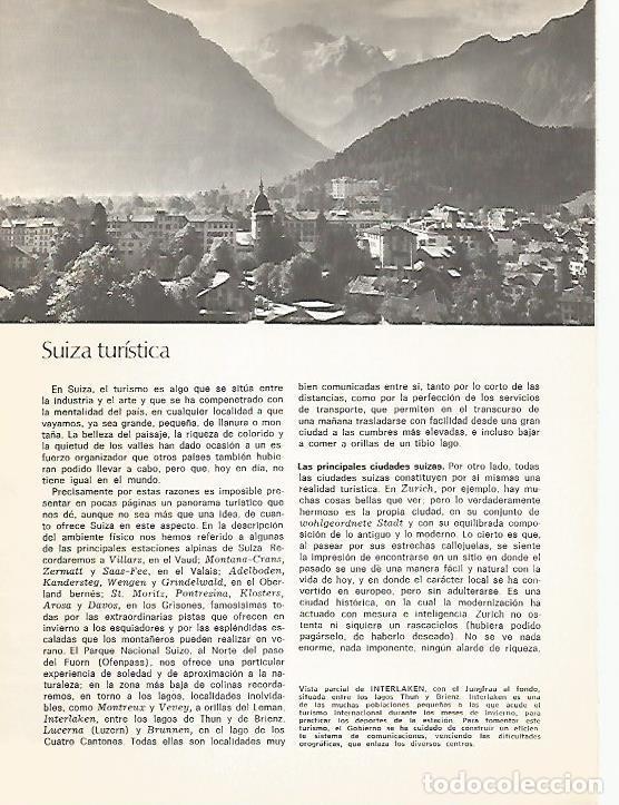 Postais: LAMINA 10977: Vista parcial dee Interlaken Suiza - Varios