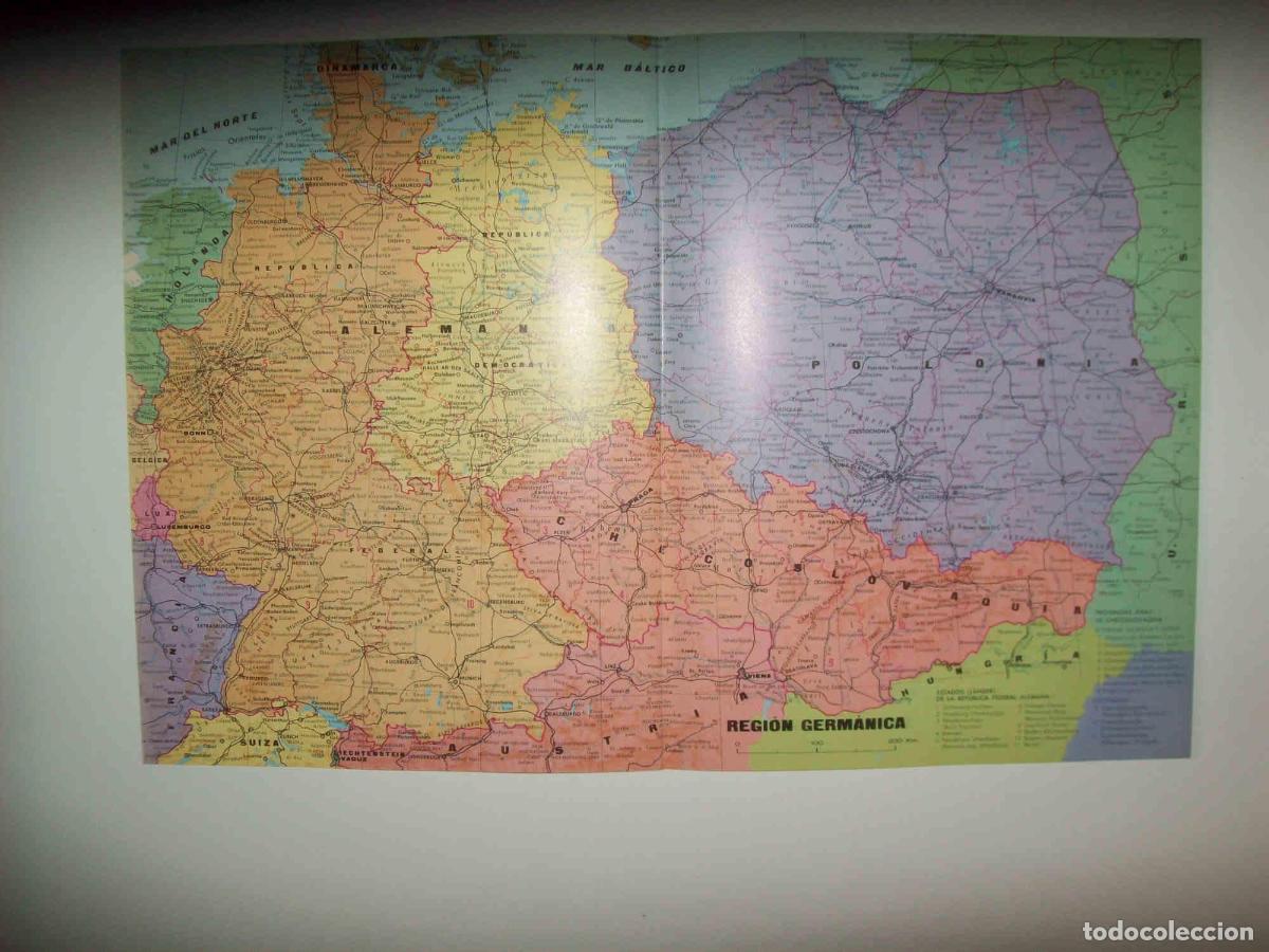 Cartes Postales: LAMINA 11023: Mapa de la region germanica - Varios