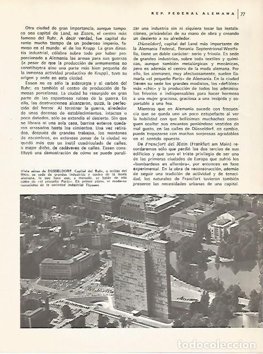 Cartoline: LAMINA 11010: Vista aerea de Dusseldorf Alemania - Varios