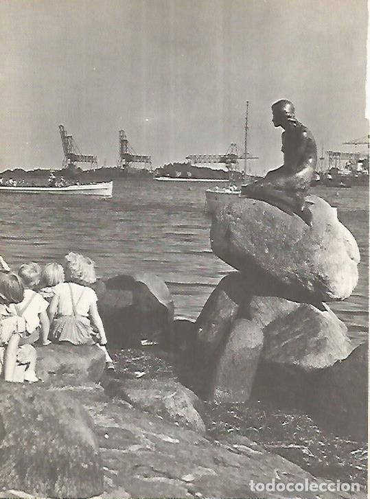 Postales: LAMINA 11128: La Sirenita en Copenhague - Varios
